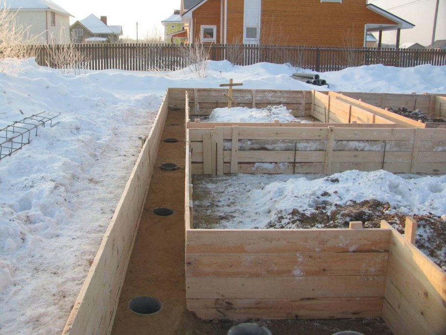 Фундамент ростверк для газобетона