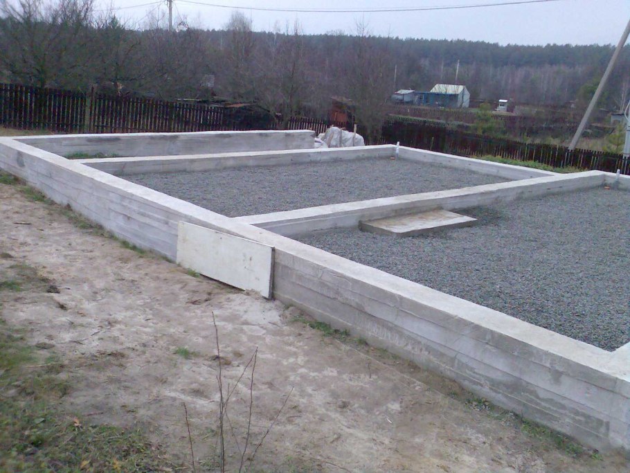 Фундамент под газобетон