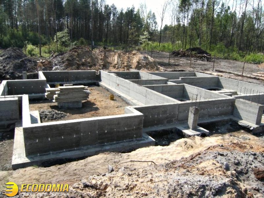 Фундамент под газобетон