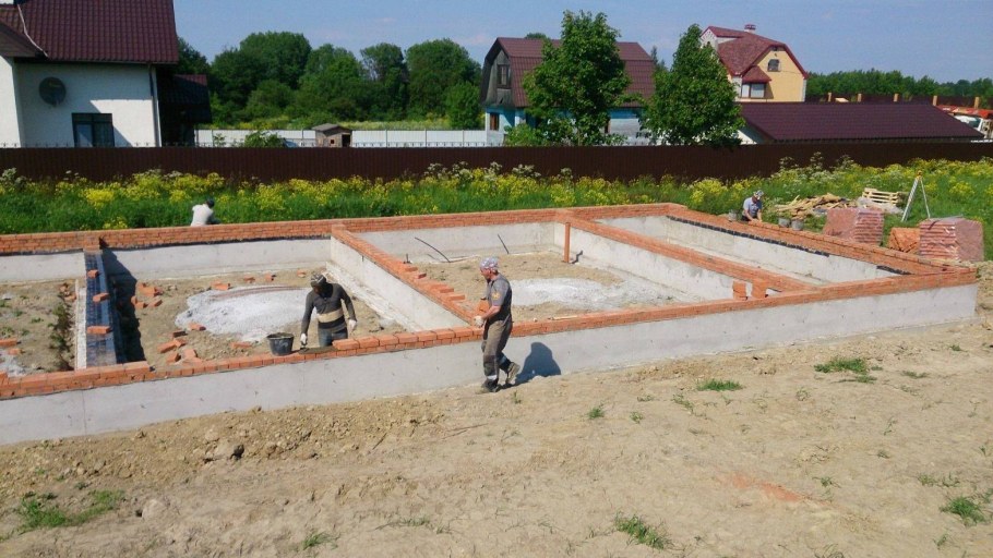 Ленточный фундамент