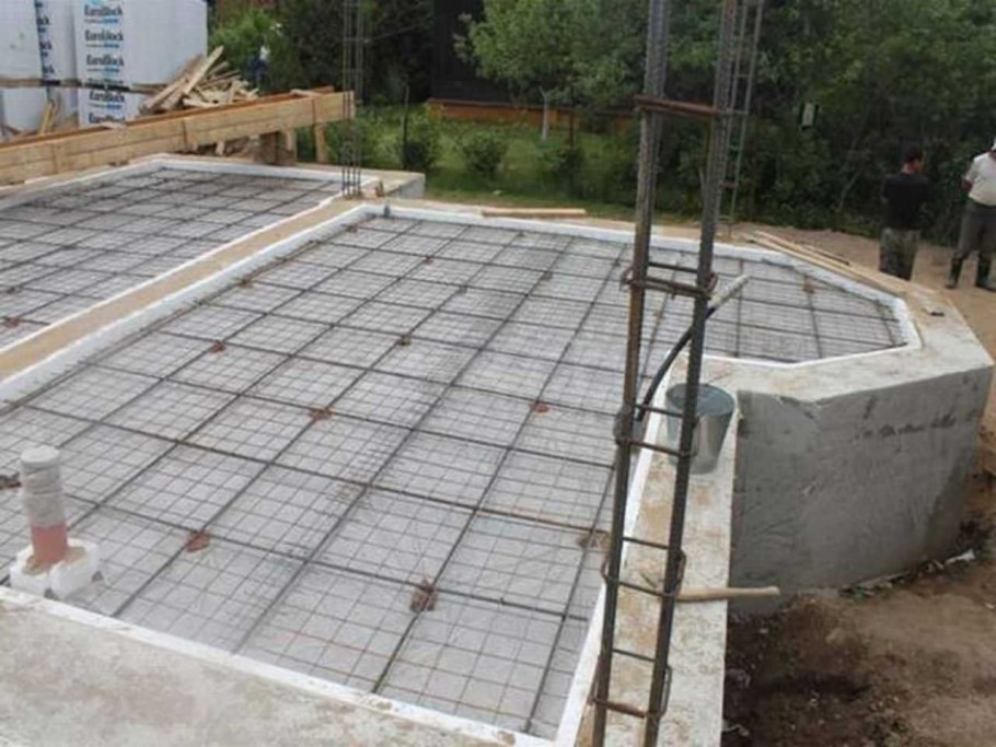 Фундамент плита для дома