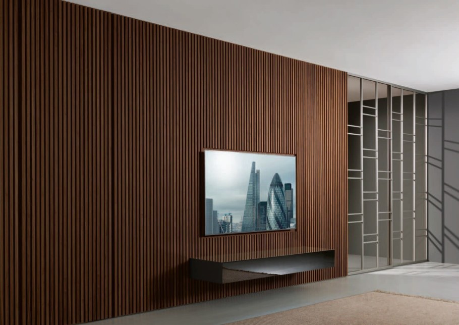 Шпонированные панели Topperfo Micro Ulme Stone Edition Acoustic Wood Panel