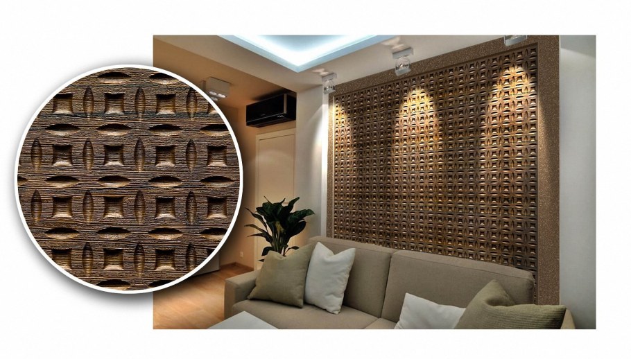 Ротанговое полотно на стену