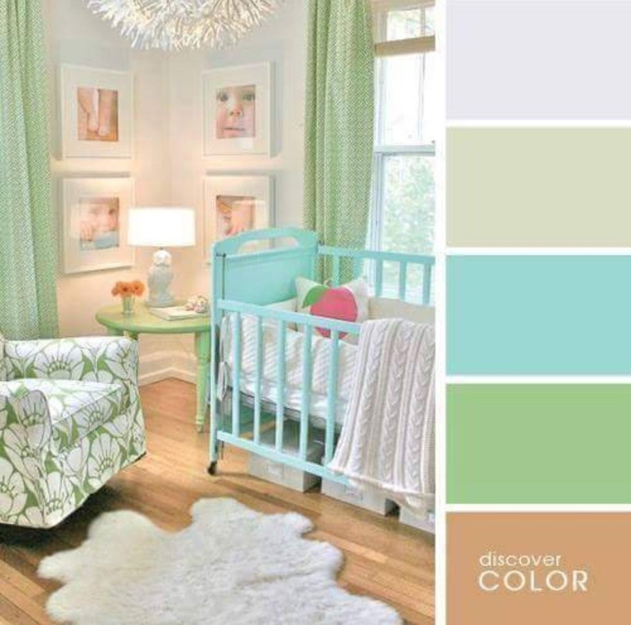 Сочетание мятного в интерьере