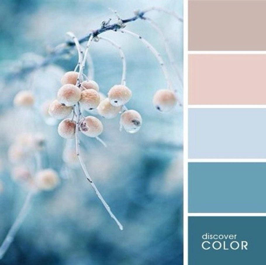 Бежево голубаяпалиьра