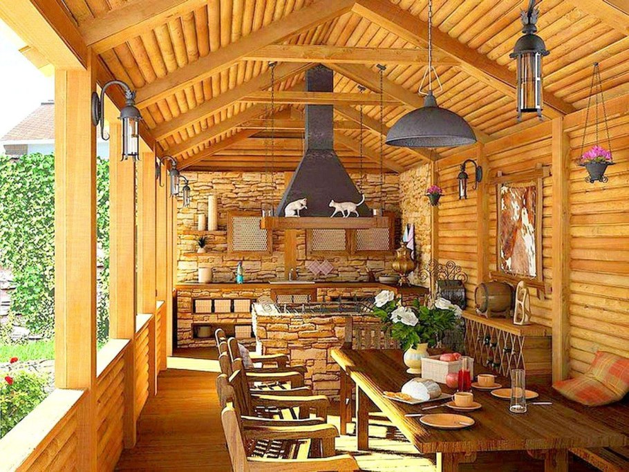 Терем беседка барбекю