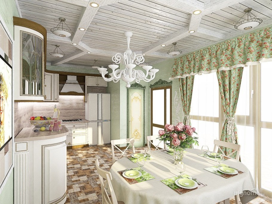 Кухня на веранде