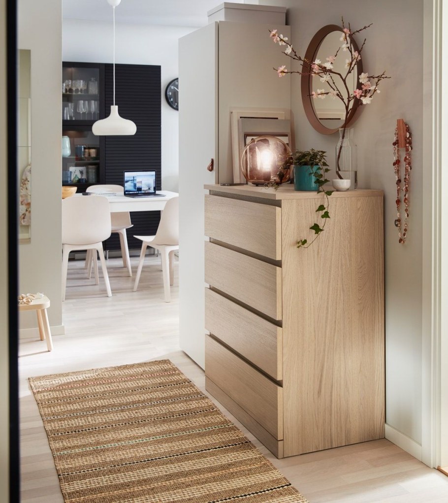 Комод ikea МАЛЬМ дуб