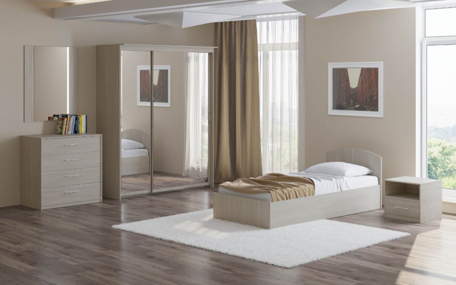 Орматек Этюд кровать ясень шимо темный