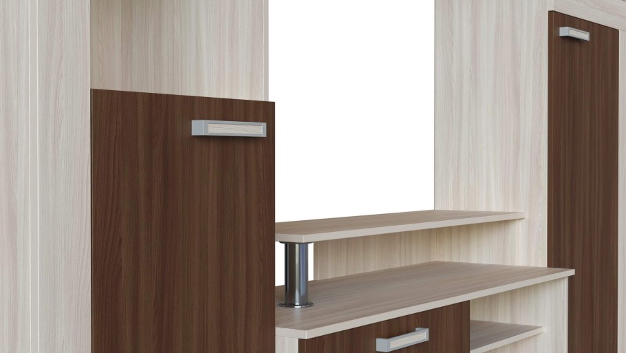 Мебель ясень шимо светлый и темный