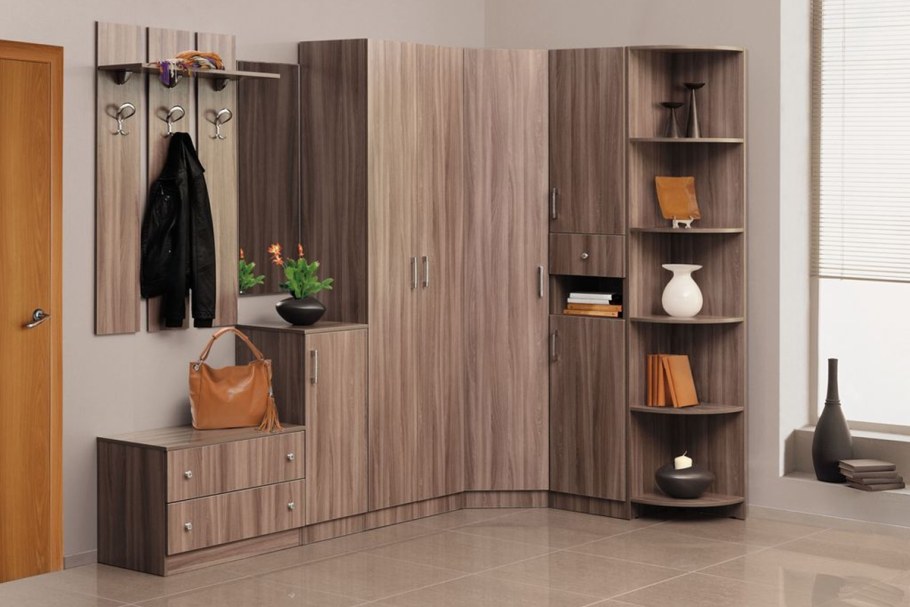 Ясень шимо светлый ЛДСП прихожая