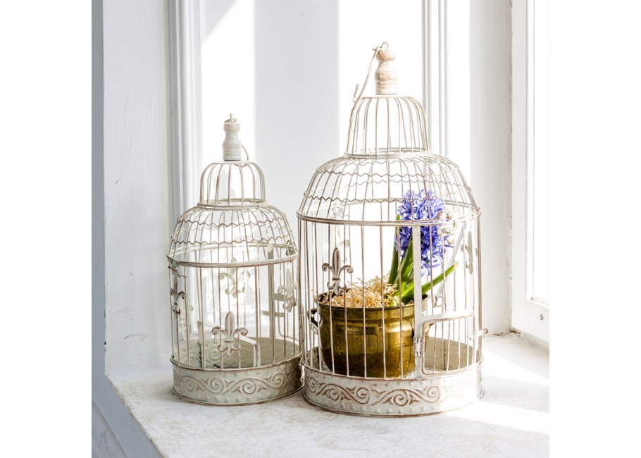 Декоративная клетка в интерьере