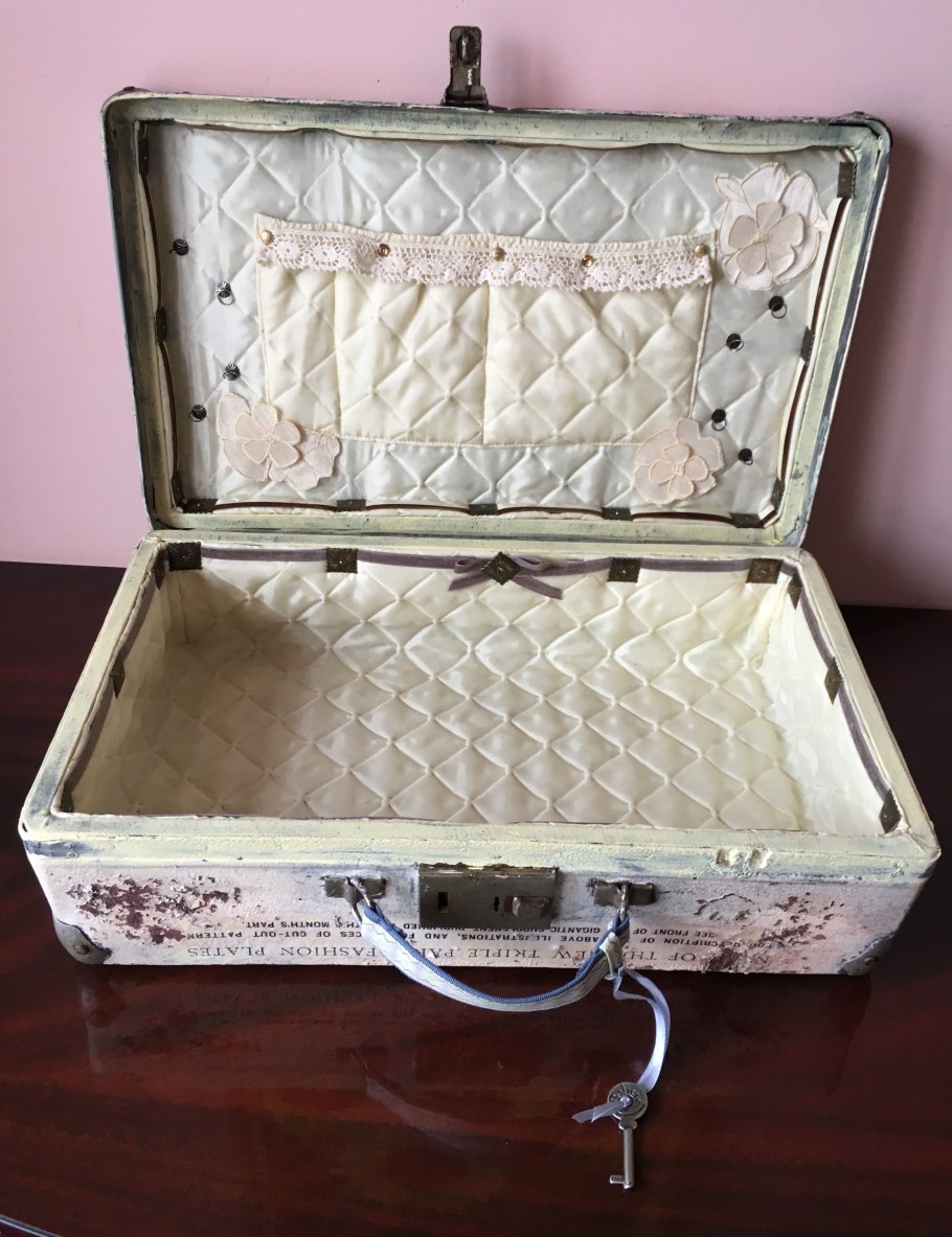 Декупаж чемодана