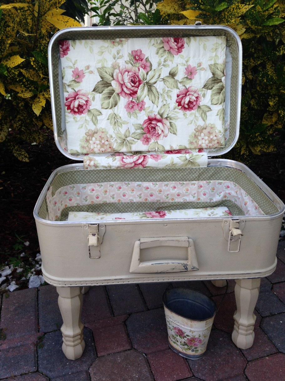 Декор старых чемоданов