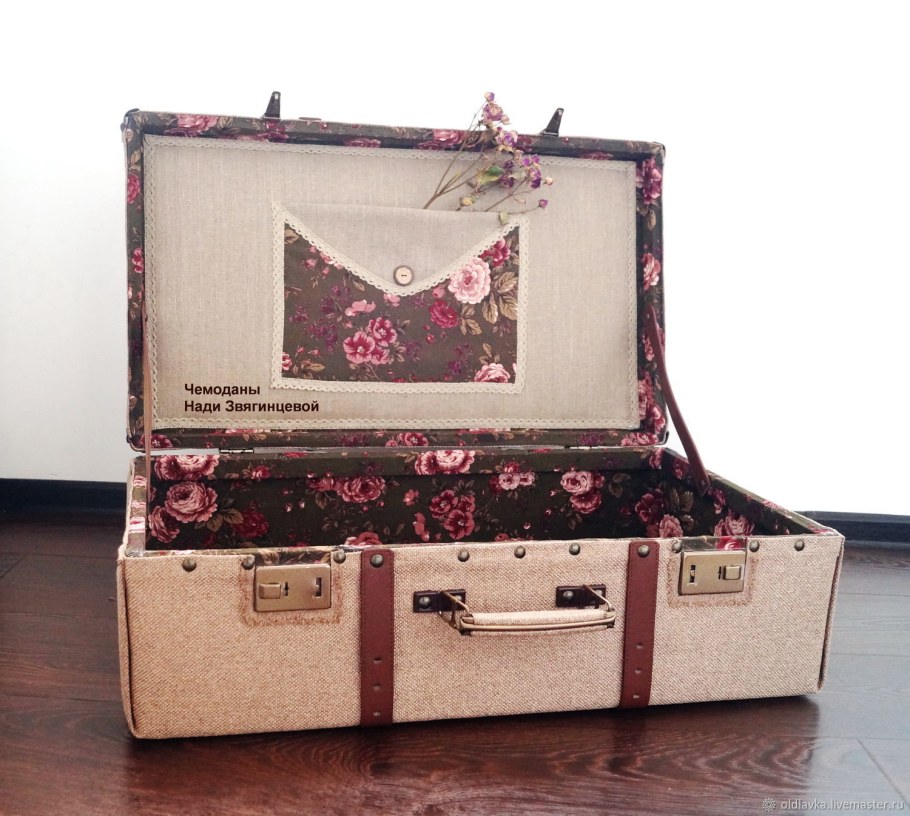 Декор старых чемоданов
