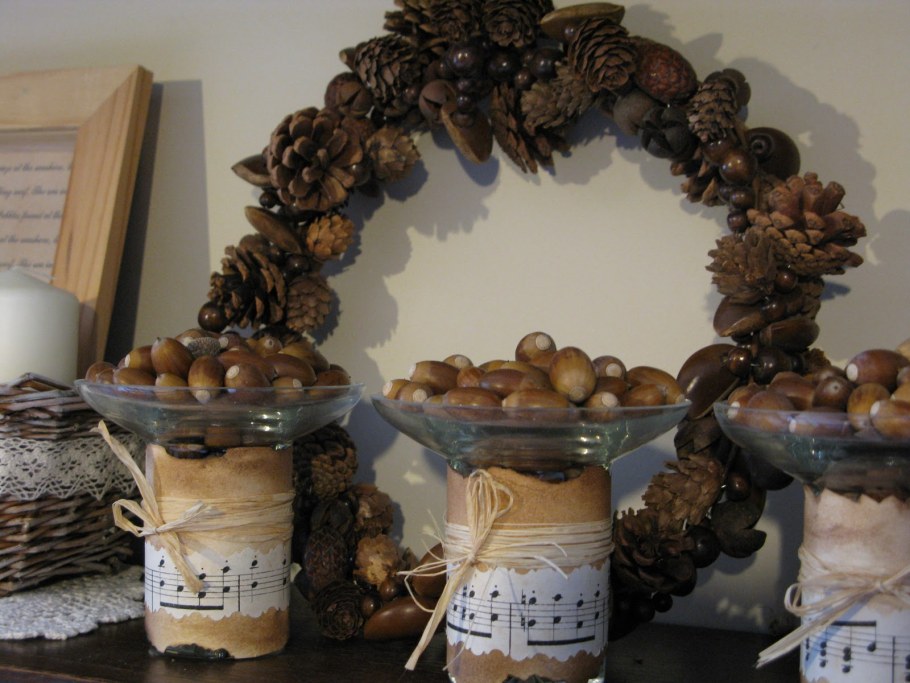 Декорирование природными материалами