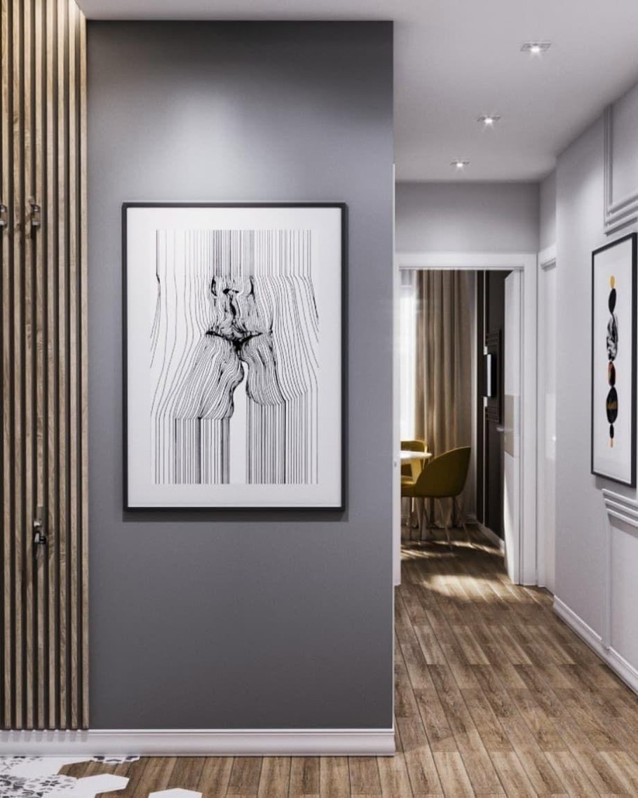 Постер в прихожую для интерьера