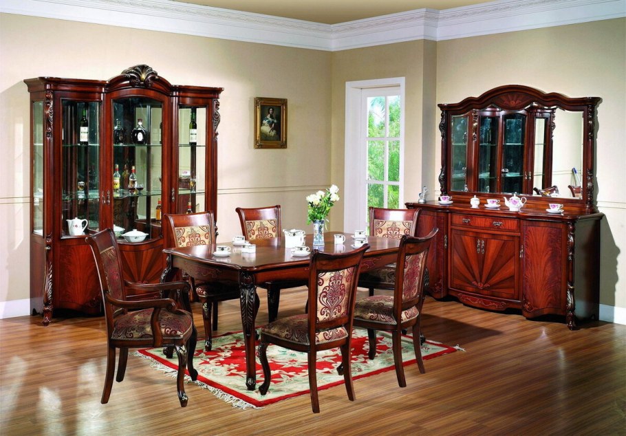 Красное дерево мебель