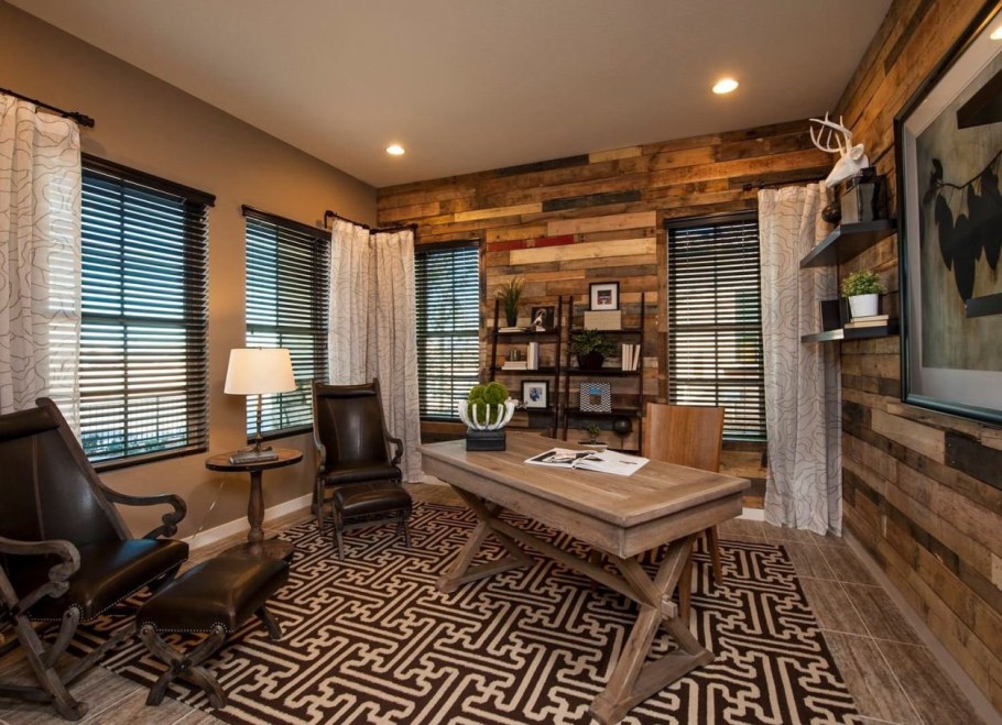 Дизайнерская отделка деревом