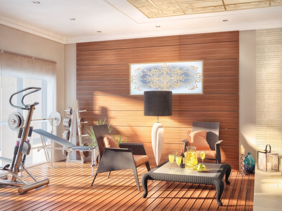 Деревянные панели в интерьере