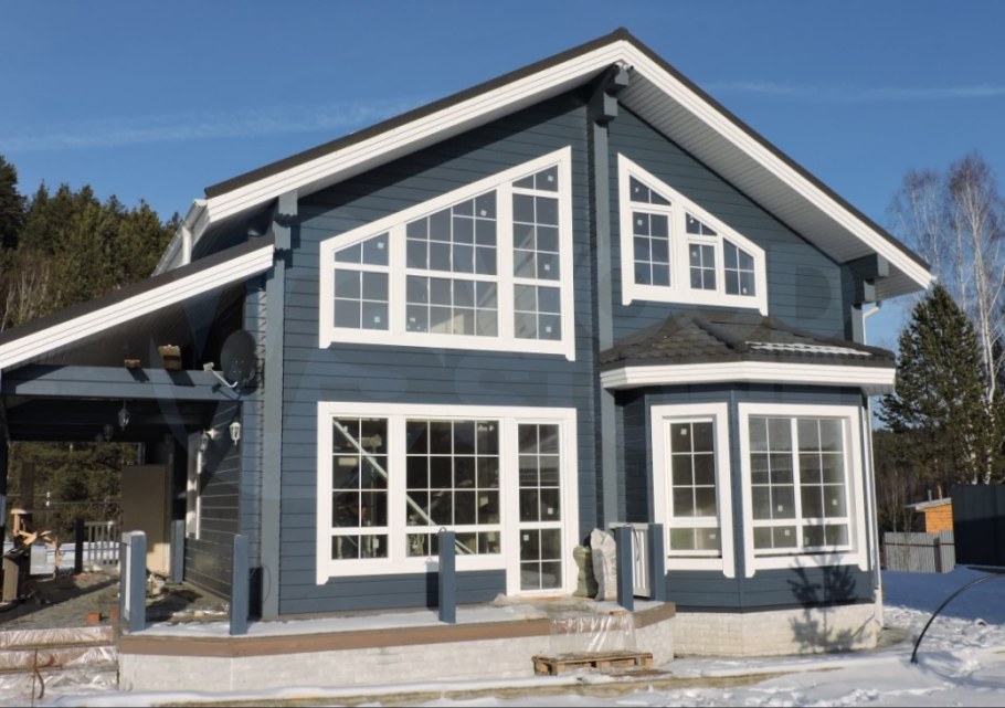 Дом из клееного бруса Скандинавия