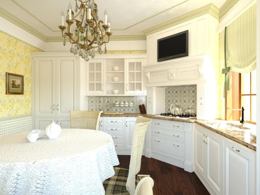 Французский стиль в интерьере кухни