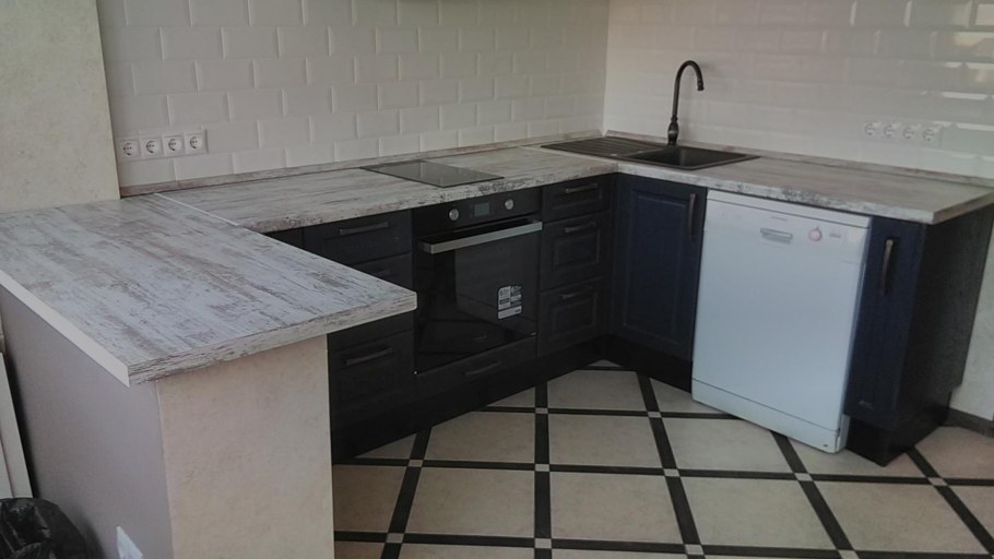 Кухня Леруа столешница сосна