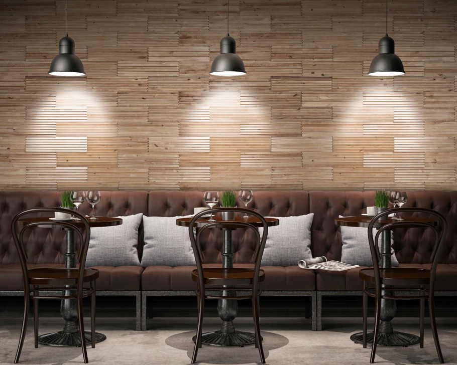 Деревянные стеновые панели 3d