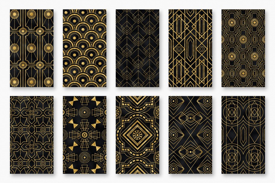 Узор ар деко паттерн