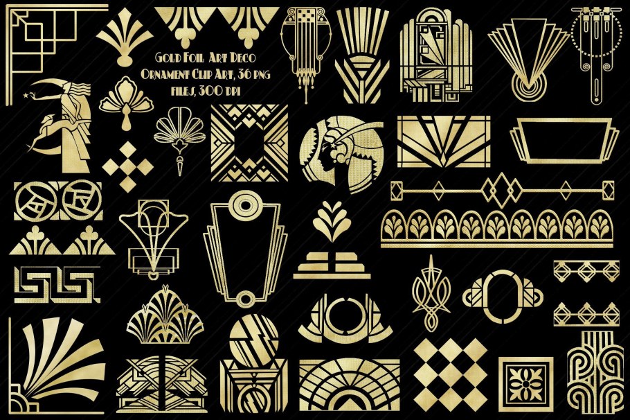 Орнамент в стиле арт деко