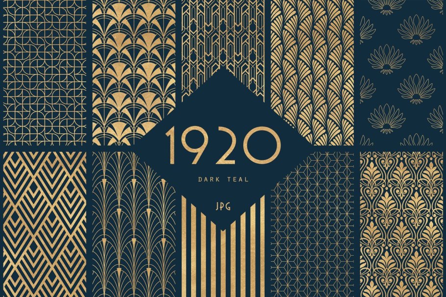 Орнаменты в стиле ар-деко