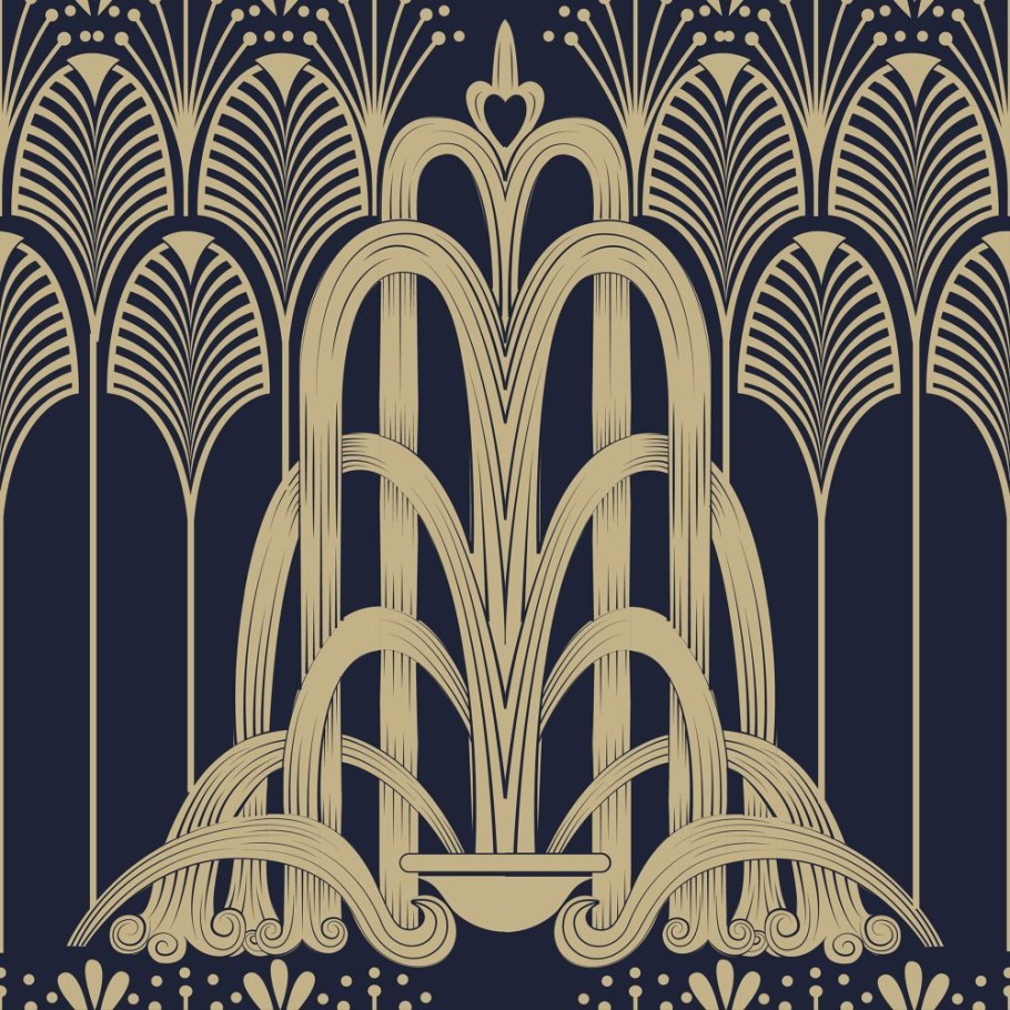 Ар нуво ар деко орнамент