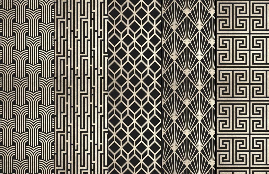 Узор арт деко Гэтсби