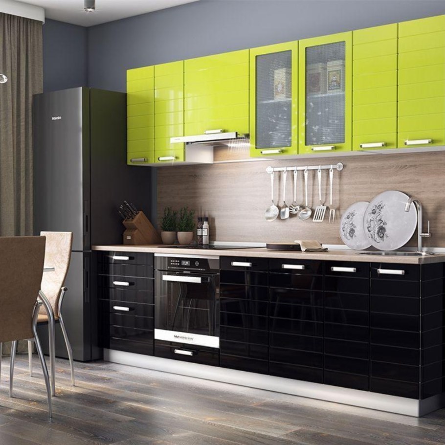 Кухня гарнитур Престиж жемчуг Шервуд