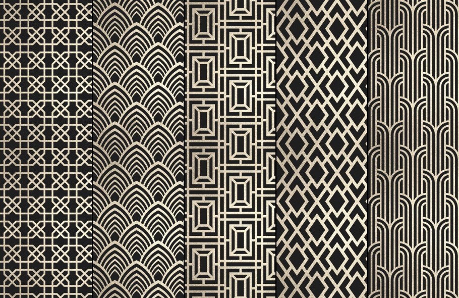 Орнаменты в стиле ар-деко