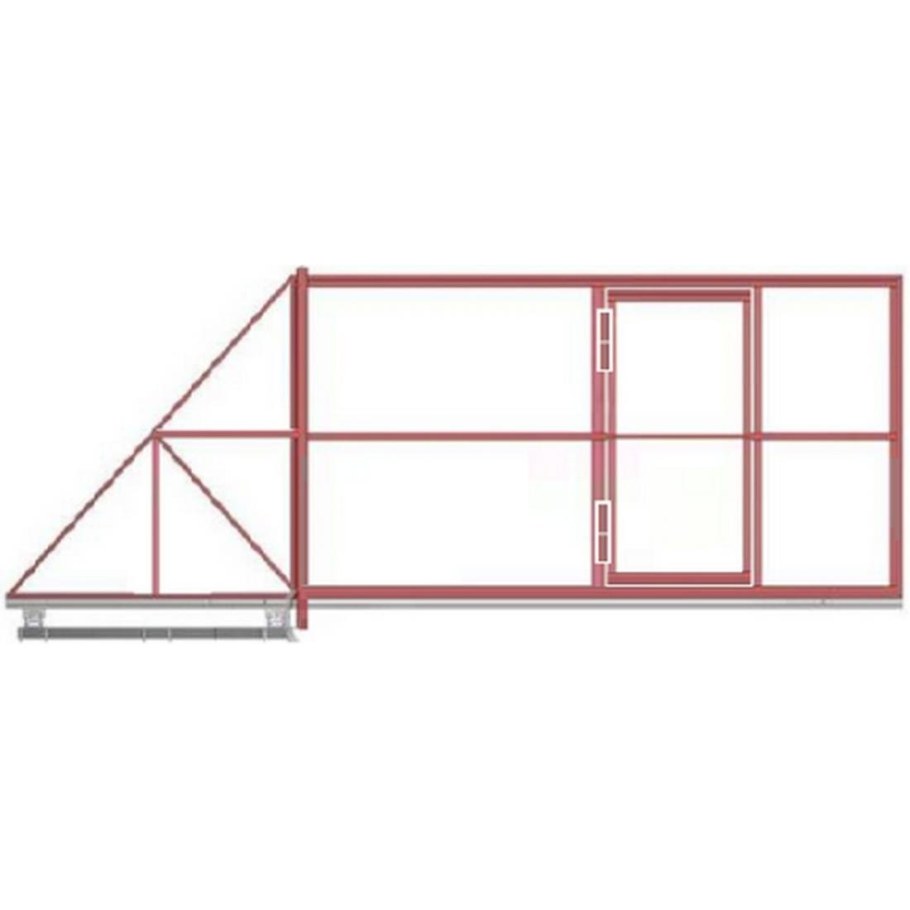 Каркас ворот откатных 4000х2000