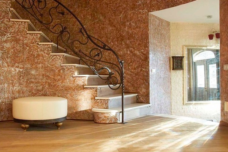 Фактурная штукатурка венецианка