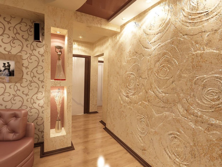 Венецианская штукатурка фактурная