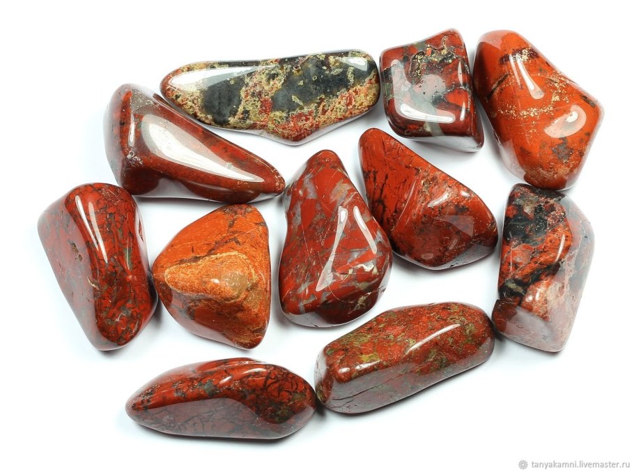 Яшма брекчиевая галтовка