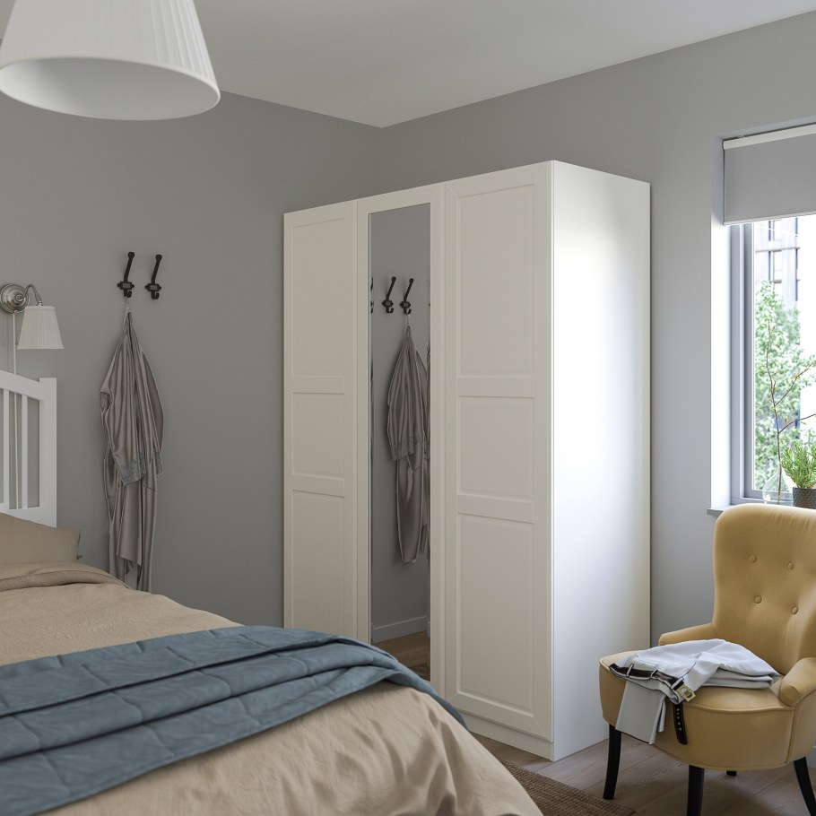 ПАКС / Tyssedal ТИССЕДАЛЬ гардероб, комбинация, белый