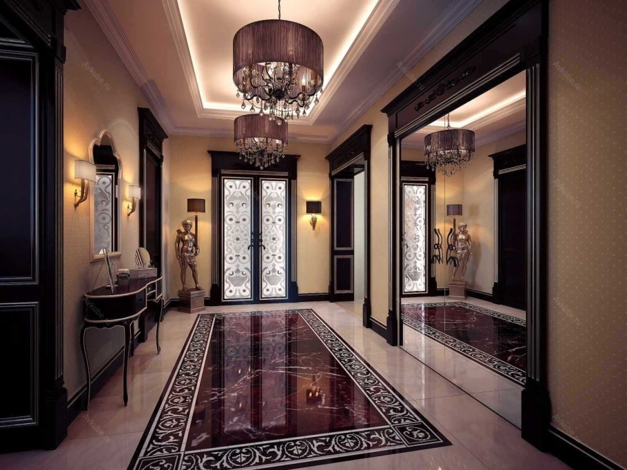 Мраморный пол арт деко