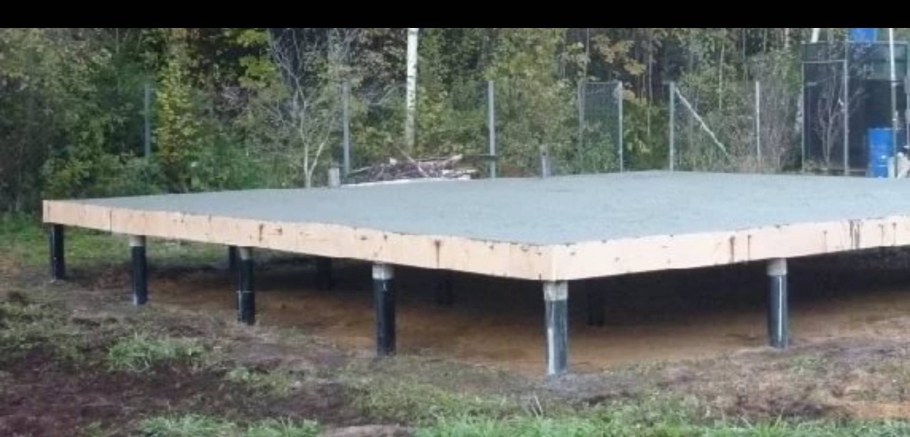 Монолитный ростверк на винтовых сваях