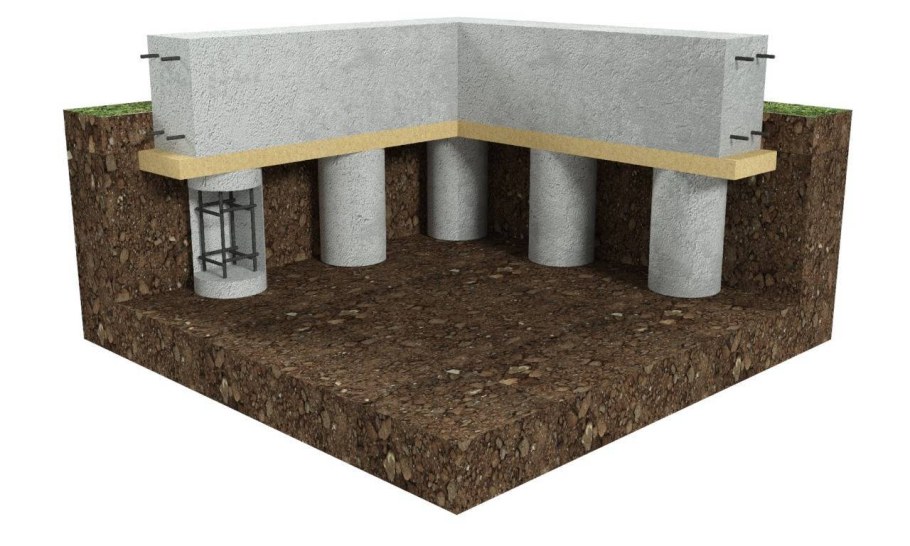 Свайно-ростверковый фундамент