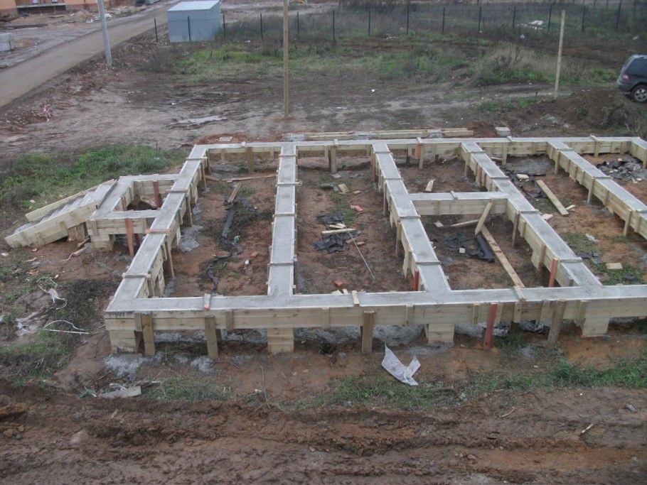 Свайно блочный фундамент