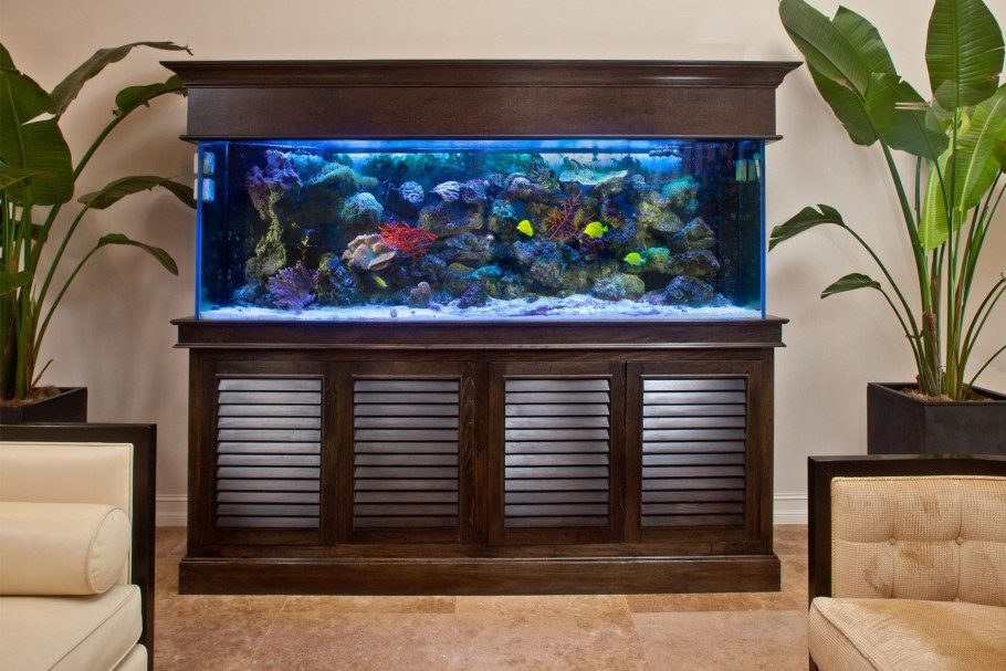 Аквариум в интерьере