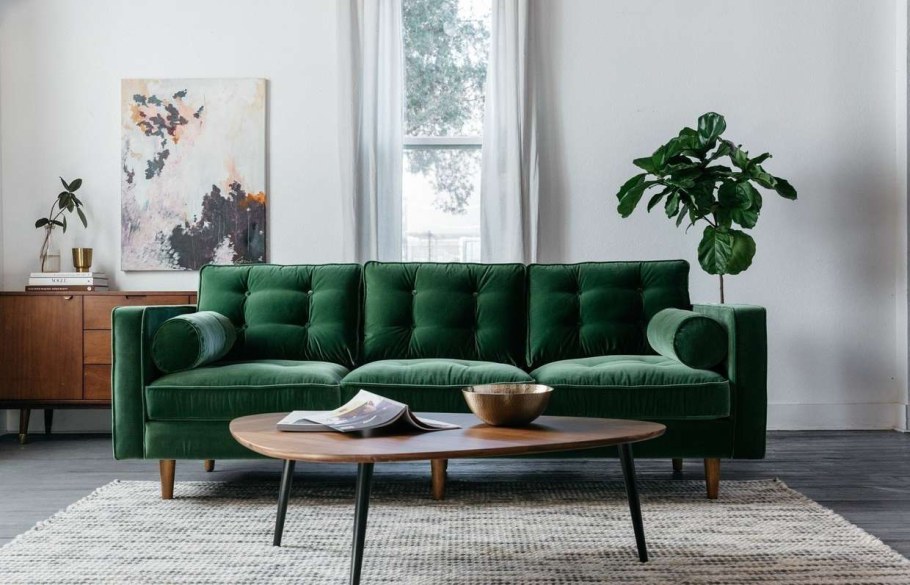 Диван Cubus sk Design зеленый изумрудный