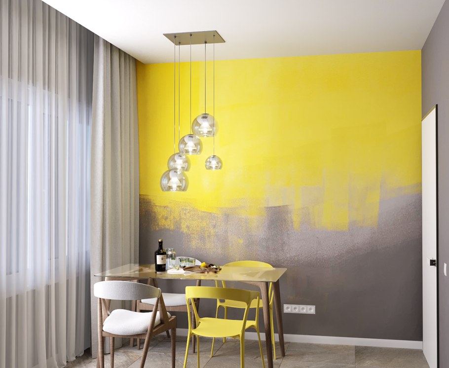 Желтый декор в интерьере