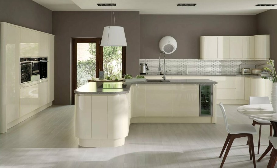 Кухня цвет слоновая кость