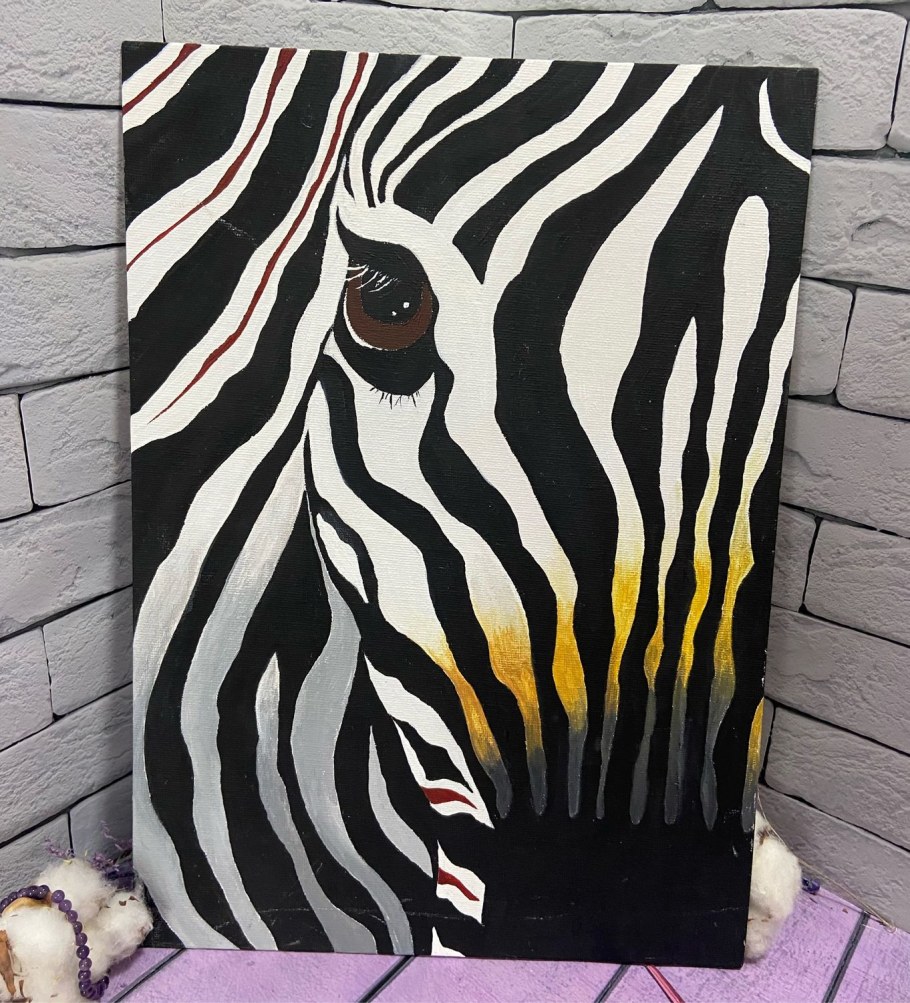 Интерьерная картина Зебра