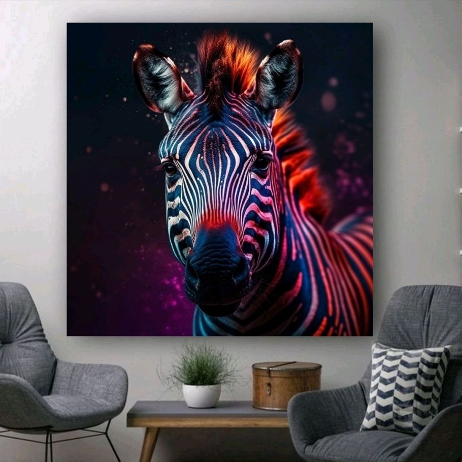 МК Зебра интерьерная картина